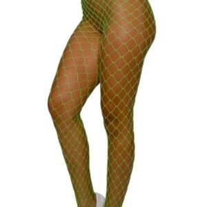 PANTYHOSE FENCE NET NEON LIME OS