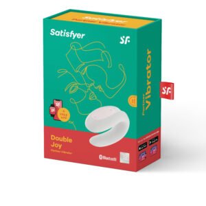 SATISFYER DOUBLE JOY WHITE W/ APP (NET)