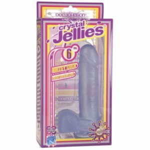 CRYSTAL JELLIES REALISTIC 7 IN COCK W/ BALLS CLEAR