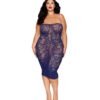 BODYSTOCKING GOWN & SHRUG ECLIPSE Q/S