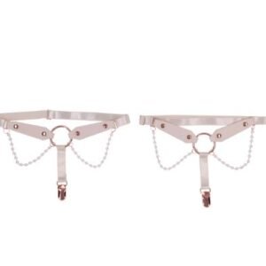 PEACHES N CREAME PEARL GARTERS
