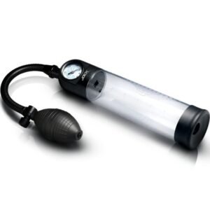 JOCK ADVANCED PUMP UP GAUGE PENIS PUMP W/BULB