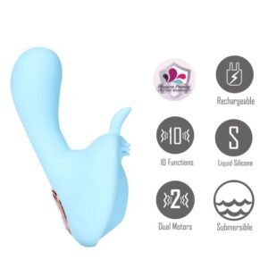 AVERI DUAL STIM VIBE BLUE