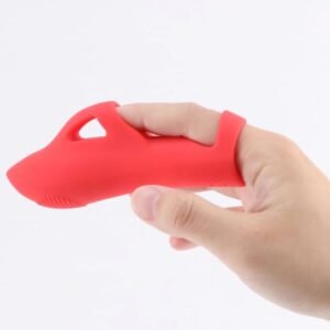 LANA LIQUID SILICONE FINGER VIBE RED