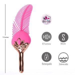 RAYNE SILICONE FEATHER VIBE PINK