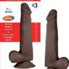 REAL COCKS DUAL LAYERED #3 DAR