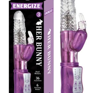 ENERGIZE HER BUNNY 3 PURPLE RABBIT VIBRATOR