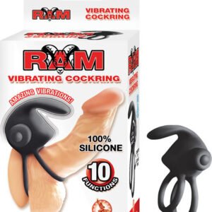 RAM VIBRATING COCKRING BLACK