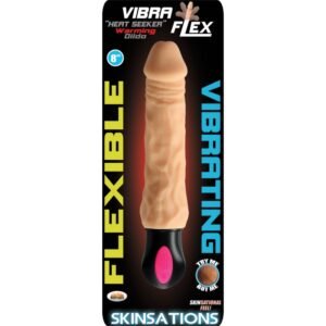 SKINSATIONS HEAT SEEKER FLEXIBLE WARMING DILDO 8 "