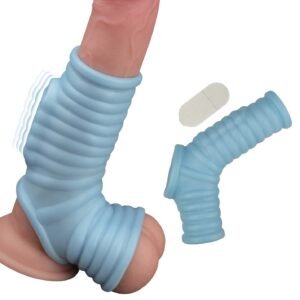 VIBRATING POWER SLEEVE RIBBED FIT - BLUE