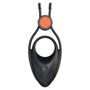COCKPOWER VIBRATING RING W/ ADJUSTABLE COCK TIE BLACK
