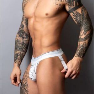 SOO CUMFY JOCK BLACK/WHITE L/X
