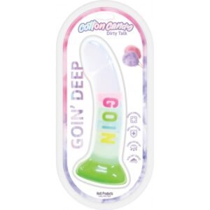 COTTON CANDY GOIN DEEP 7 DILDO SILICONE "