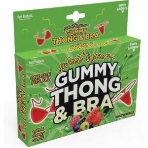 SWEET & SOUR GUMMY THONG & BRA SET