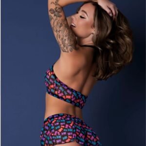 HALTER & HOT SHORT GUMMYBEAR L/XL