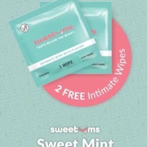SWEETUMS CROTCHLESS PANTY W/ WIPES MINT S/M