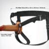 FANTASY X-TENSIONS ELITE 5IN HOLLOW STRAP-ON BROWN