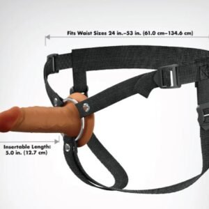 FANTASY X-TENSIONS ELITE 5IN HOLLOW STRAP-ON BROWN