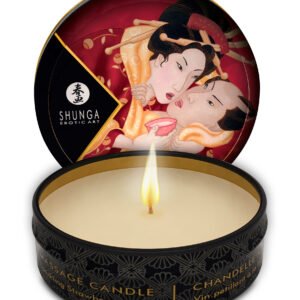 MINI MASSAGE CANDLE ROMANCE/ SPARKLING STRAWBERRY WINE 1 OZ