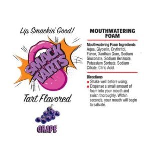 SMACK TARTS MOUTHWATERING FOAM SOUR GRAPE 2.7oz