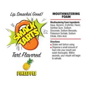 SMACK TARTS MOUTHWATERING FOAM SOUR PINEAPPLE 2.7oz