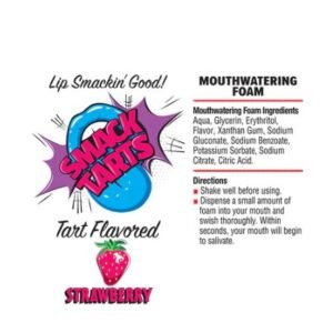 SMACK TARTS MOUTHWATERING FOAM SOUR STRAWBERRY 2.7oz