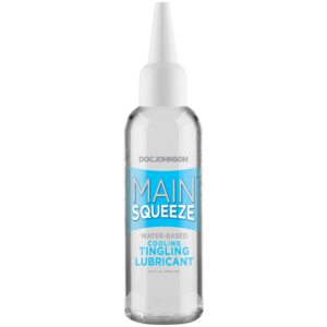 MAIN SQUEEZE COOLING TINGLING WATER BASED LUBRICANT 3.4 OZ