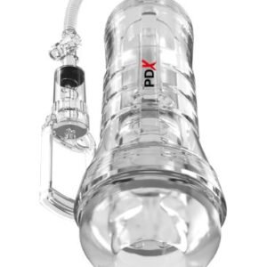 PDX ELITE VIEWTUBE VAC XXL PUMP SEE-THRU EZ GRIP STROKER