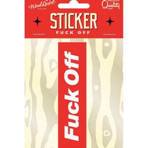 FUCK OFF STICKER (NET)