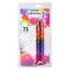 CRYSTAL JELLIES 7.5IN DONG RAINBOW