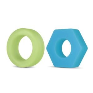 PERFORMANCE PLUS FLASH 2 COCK RING SET GLOW IN THE DARK