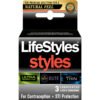 (D) LIFESTYLES STYLES SENSITIV 3PK