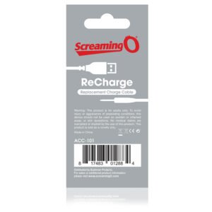 SCREAMING O RECHARGE CHARGING CABLE