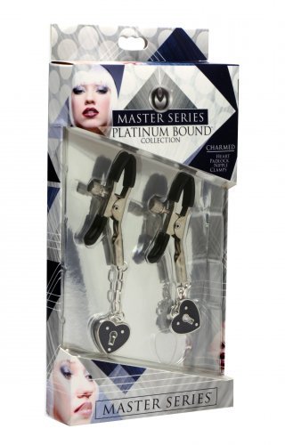 AE503charmedheartpadlocknippleclamps3