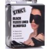 STRICT BLACK FLEECE LINED BLINDFOLD