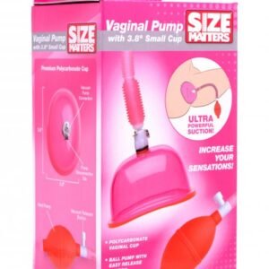 SIZE MATTERS VAGINAL PUMP W/ 3.8IN SMALL CUP