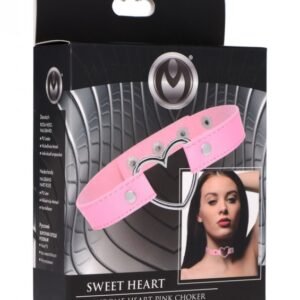 MASTER SERIES DARK HEART CHROME HEART PINK CHOKER
