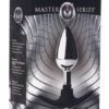 MASTER SERIES DARK INVADER METAL & SILICONE ANAL PLUG MEDIUM