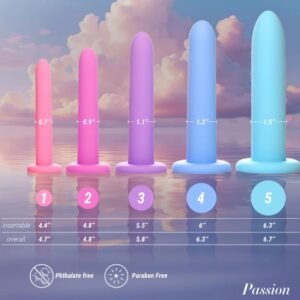 PA PELVIC KEGEL EXERCISER SET SILICONE