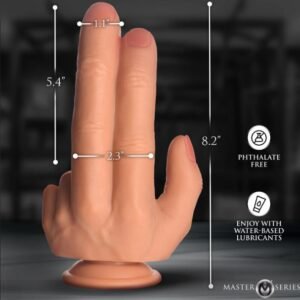 MASTER SERIES THE SHOCKER SILICONE DILDO