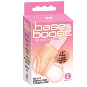 9'S BASE BOOST COCK & BALL SLEEVE
