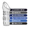 PERFORMANCE STUDDED SLEEVE RING CLEAR