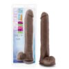 AU NATUREL DADDY 14IN DUAL DENSITY CHOCOLATE