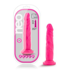 NEO 7.5 DUAL DENSITY COCK NEON PINK "