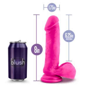 AU NATUREL BOLD HERO 8 IN DILDO PINK