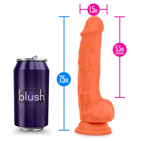 BL-82119neoeliteorangedildo7pt5in7