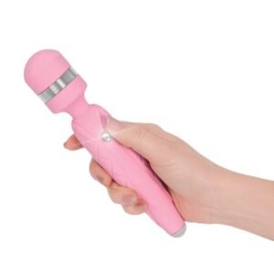 PILLOW TALK CHEEKY WAND W/SWAROVSKI CRYSTAL PINK