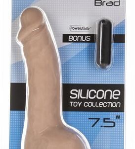 ADDICTION 100% SILICONE BRAD 7.5 BEIGE "
