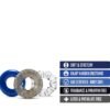 STAY HARD TRIPLE STRETCH 3 PK COCK RING MULTI COLOR