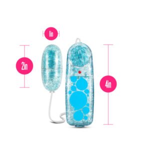 B YOURS GLITTER POWER BULLET BLUE